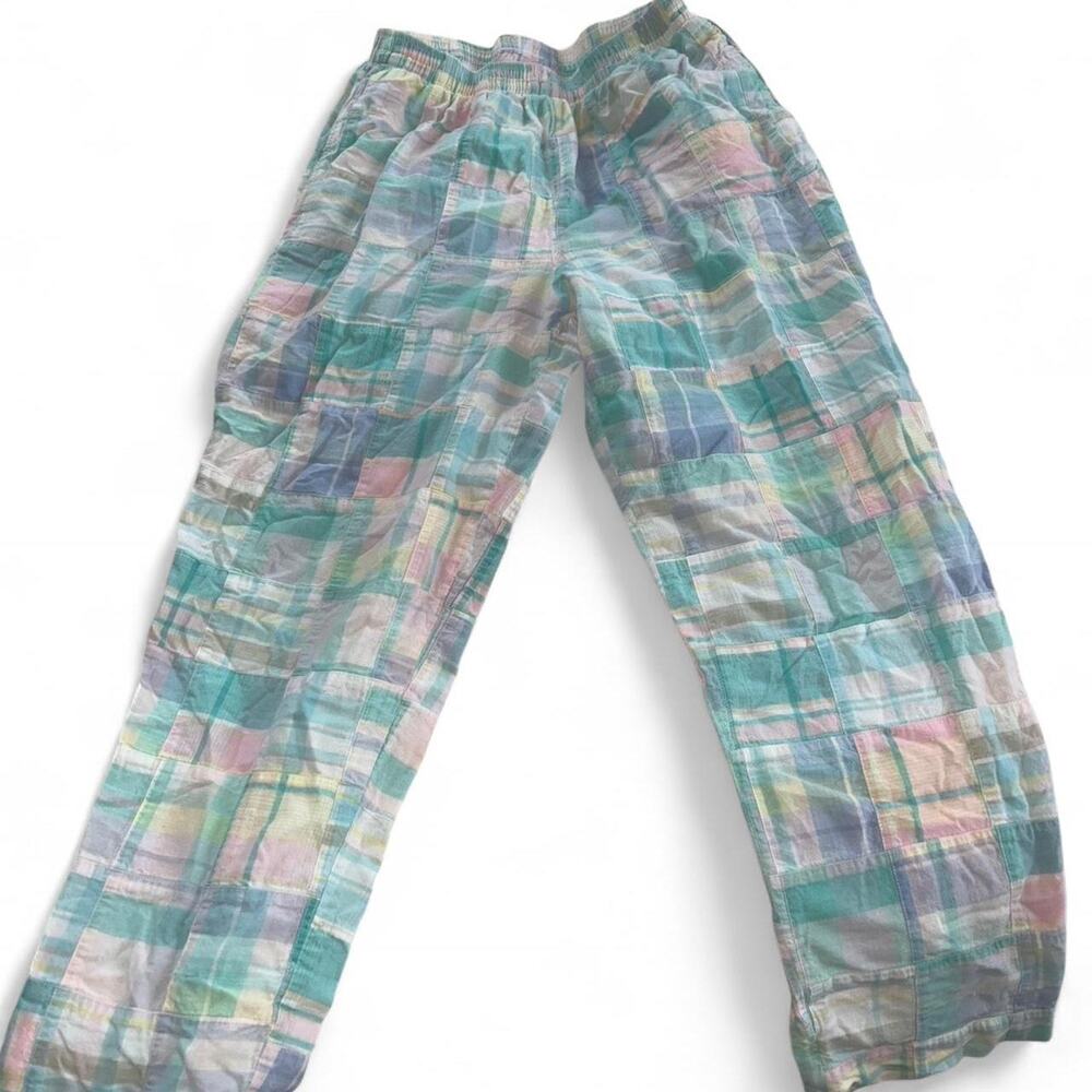 Multicoloured Vintage 90s Patchwork Trousers - image 3
